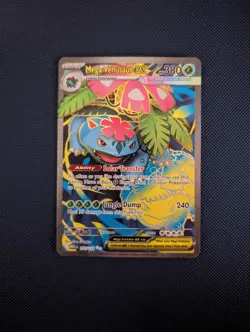 Pokemon Mega Venusaur EX Holo Card 155/132 Me01: Mega Evolution - Image 1