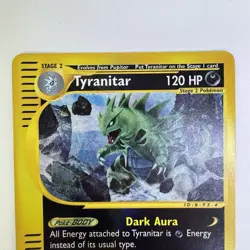 Tyranitar 66/165 Expedition E-Reader Rare Pokemon Card LP - Image 2