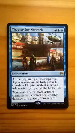 MTG Magic Origins Thopter Spy Network NM/SP - Image 1