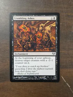 Crumbling Ashes Mtg Eventide Non-foil - Image 1