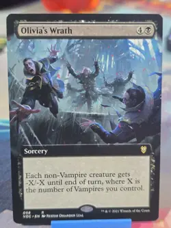 Olivia's Wrath (Extended Art) Commander: Innistrad: Crimson Vow Regular - Image 1