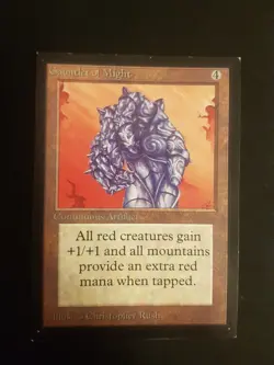 Gauntlet Of Might, International Edition, Oldschool Magic Mtg Karten Sammlung - Image 1