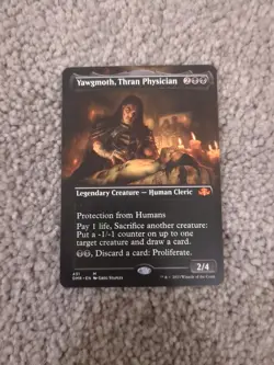 MTG Yawgmoth, Thran Physician *BORDERLESS* Dominaria Remastered 431 NM Mythic - Image 1