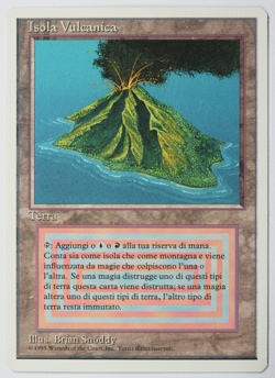 Volcanic Island FWB Italian Foreign White-Bordered Reserved List MTG - Image 1