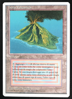 Volcanic Island FWB Italian Foreign White-Bordered Reserved List MTG - Image 3