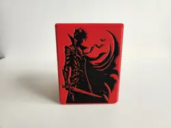 Premium Handcrafted Vampire, Deck Box - Blood Red & Black Gothic Edition, MTG - Image 3