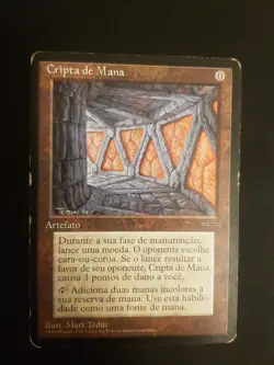 Mana Crypt, Promo, Vintage, Oldschool Magic Mtg Karten Sammlung - Image 1