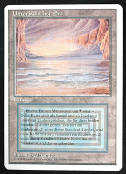Underground Sea FWB German Foreign White-Bordered Reserved List MTG - Image 3