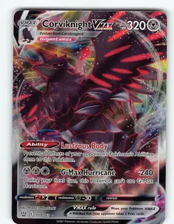 CORVIKNIGHT VMAX 110/163 HOLO RARE VMAX BATTLE STYLES POKEMON NM - Image 2