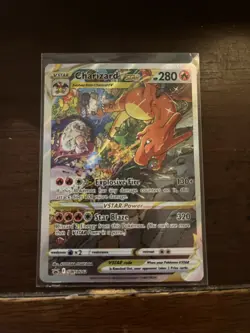 Pokemon TCG Charizard VSTAR SWSH262 Holo Promo Card Near Mint Condition - Image 1