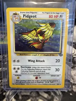 Pidgeot 8/64 LP* Holo Rare Jungle Set Unlimited Edition Pokemon Card 1999 WOTC - Image 3