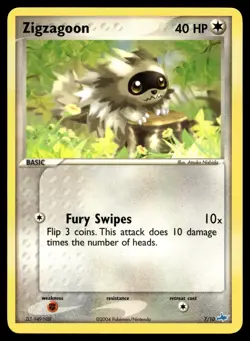 ZIGZAGOON 7/10 EX TRAINER KIT LATIOS POKEMON - Image 1