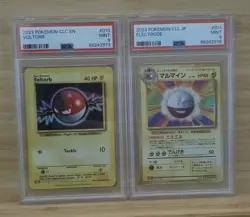 Pokemon Classic Collection Holo Voltorb & Electrode PSA 9 LOT - Image 1