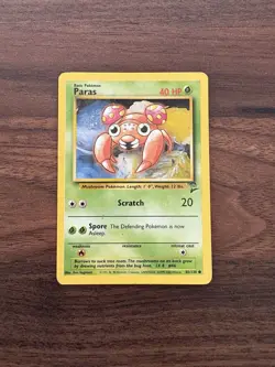 Pokemon TCG Paras Base Set 2 85/130 Regular Unlimited Common LP - Image 1