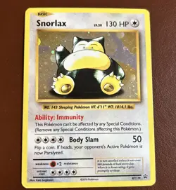 Pokemon Snorlax Black Star Promo XY179 Holo - Image 1