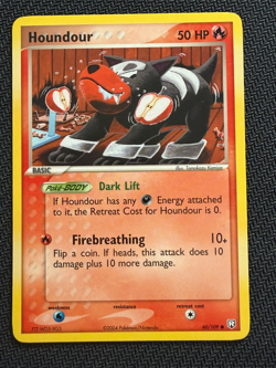 Houndour 60/109 Team Rocket Returns non-holo Tomokazu Komiya Gallery ~ Pokemon - Image 1