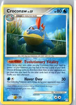 CROCONAW 44/123 UNCOMMON MYSTERIOUS TREASURES POKEMON LP - Image 1