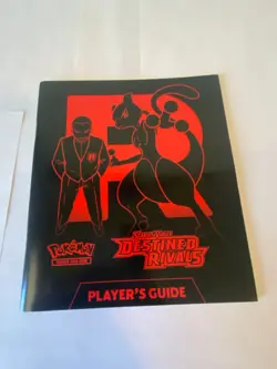 Pokemon TCG Destined Rivals Player's Guide Scarlet and Violet From ETB BOOK ONLY - Image 1