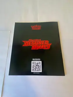 Pokemon TCG Destined Rivals Player's Guide Scarlet and Violet From ETB BOOK ONLY - Image 2