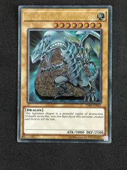Blue-Eyes White Dragon YSKR-EN001 Unlimited Edition Ultimate Rare NM YuGiOh - Image 1