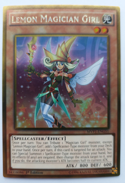 Yu-Gi-Oh! - Lemon Magician Girl - MVP1-ENG51 - Gold Rare - Limited Edition - Image 1