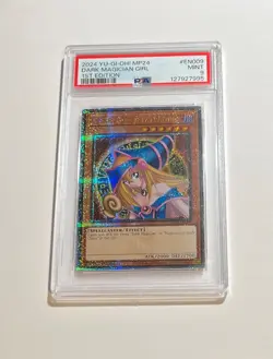 PSA 9 Mint 2024 Yu-Gi-Oh! Dark Magician Girl #MP24-EN009 1st Edition QCSR - Image 1