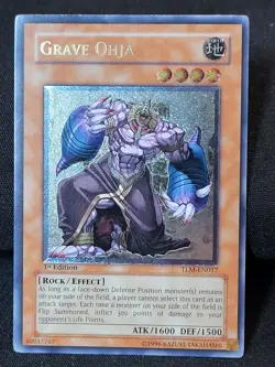 YuGiOh Grave Ohja TLM-EN017 Ultimate Rare 1st Edition NM - Image 1
