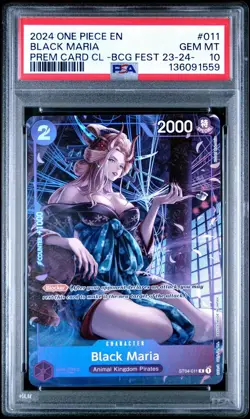 PSA 10 Black Maria ST04-011 Bandai Premium Collection Alternate Alt One Piece - Image 1