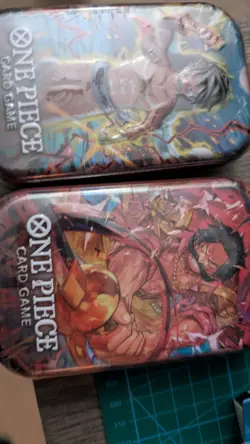 One Piece TCG Mini Tins Pack Set Vol. 1 TS-01 English Bundle OP-10 New Sealed - Image 1