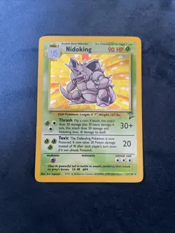 Pokemon TCG Nidoking Base Set 2 Holo Unlimited Rare Card 11/130 - Image 1