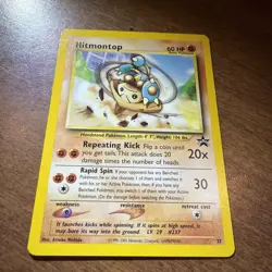 Hitmontop #37 - Black Star Promo - WoTC Pokemon Card - Near Mint (NM) - Image 3
