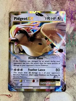 Pidgeot EX 64/108 XY Evolutions Ultra Rare Pokemon Card NM 💨 - Image 2