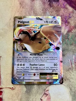 Pidgeot EX 64/108 XY Evolutions Ultra Rare Pokemon Card NM 💨 - Image 3