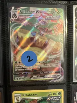 Lot of 9 Rillaboom & Gyarados Pokemon Cards Authentic - Image 3