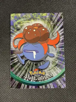 POKEMON CARD Foil/Holo GLOOM #44 Black Label 1999 Topps TV Animation Edition - Image 1