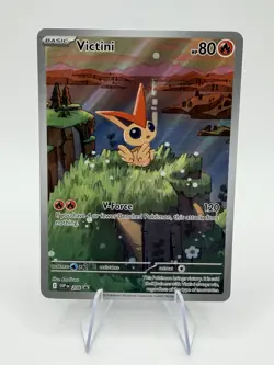 Pokemon Card - Victini Scarlet & Violet Promo 208 Holo Illustration Rare - Image 1