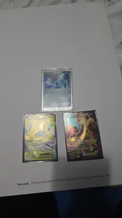 Pokemon TCG EX Holo Card Lot - Suicune EX, Celebi EX, Charizard EX (3 Cards) - Image 2