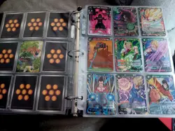 Bandai Dragon Ball Super Card Game Binder Lot 200+ R&SR cards - Image 1