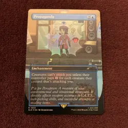 Propaganda (1633) (Rainbow Foil) Secret Lair Drop Foil NM+ Unplayed MTG Magic - Image 1