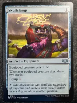 Skullclamp - Tarkir: Dragonstorm Commander (MTG) - Image 1