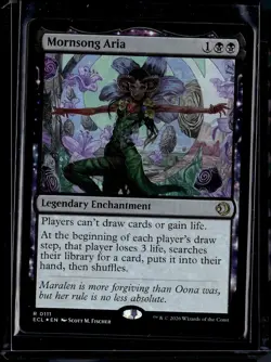 Mornsong Aria - 111 - Foil - ECL - NM - MTG Magic the Gathering - Image 1