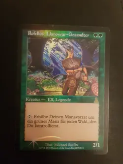 FOIL Rofellos Llanowar Emissary Urza Destiny Premodern Magic Mtg Karten Sammlung - Image 1