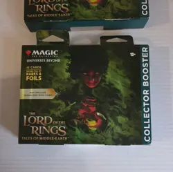 2x Lot Magic The Gathering Lord of the Rings OMEGA Collector BOOSTER SEALED 195166205274 - Image 3