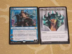 MTG Oko, Lorwyn Liege x1 Mythic Lorwyn Eclipsed Oko Scion Emblem x1 NM Low S&H - Image 1