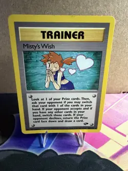 Misty's Wish Gym Challenge 108/132 LP/NM Pokemon TCG Vintage Rare! - Image 1