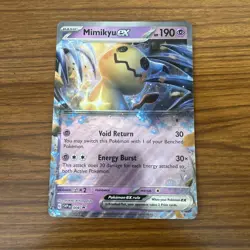 Mimikyu EX SVP EN 004 JUMBO Black Star Promo Oversized Pokemon Card Mint NM - Image 1