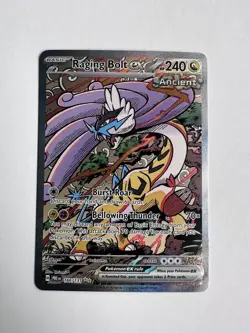 Pokemon TCG Raging Bolt ex 166/131 SIR Prismatic Evolutions NM - Image 1