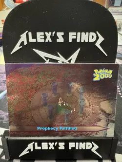 Pokemon Topps Prophecy Fulfilled Foil The Movie 2000 #62 Blue Label - Image 1