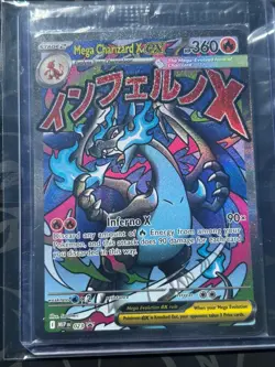 Pokemon Mega Charizard X ex 023 Promo Card Me: Mega Evolution Holo Sealed - Image 1