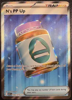 N's PP Up 262/217 Full Art Ultra Rare Pokemon Ascended Heroes ENGLISH NM - Image 1